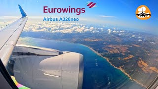 Full landing at Palma de Mallorca Airport PMI 2023  4K uncut inflight video [upl. by Niehaus810]