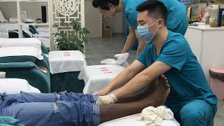 COMPLETE FOOT SPA WITH BODY MASSAGE From Start to Finish FOOTSPA COMPLETE GUIDE [upl. by Mireielle559]