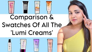 Comparison Of All The LumiStrobe Creams FtLakme Lumi Cream  Faces Canada Strobe Cream [upl. by Rochemont]