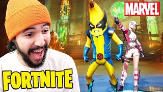 ON DÉCOUVRE LA NOUVELLE SAISON MARVEL SUR FORTNITE Chapitre 5  Saison 4 [upl. by Kcirdek]