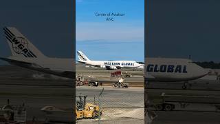 Western Global Boeing 747 HARD Landing  Anchorage Airport Plane Spotting [upl. by Lemyt825]