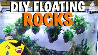 HOW TO DIY AVATAR AQUARIUM FLOATING ROCKS [upl. by Diraj]