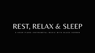 Rest Relax amp Sleep 8 Hour Christian Sleep Music With Black Screen amp Scriptures [upl. by Shauna92]