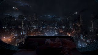 Spend A Stormy Night In This Cozy SciFi Bedroom  Rain amp Thunder  Star Wars Inspired [upl. by Nirrok308]