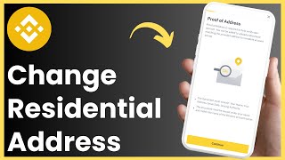 How To Change Residential Address In Binance 2024 [upl. by Phillida]