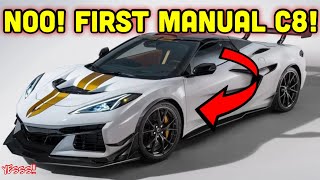 NOO WAY FIRST ever C8 Corvette with a MANUAL TRANSMISSION from GM 7 SPEED [upl. by Annaeerb]