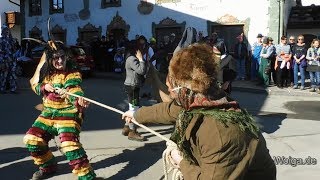 Maschkera Unsinnigen Donnerstag Wallgau 28022019 [upl. by Oinotnaesoj981]