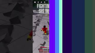 Fighting my sis in TSB sister thestrongestbattlegrounds 1v1 tsb roblox gaming shorts [upl. by Adan]