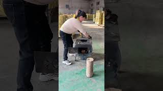 Part 11Winter essential heating artifact wood stove Rural household wood stove Smokeless wood stove [upl. by Rella648]