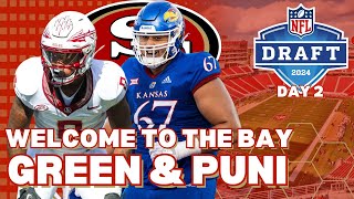 23 Welcome to the Bay  49ers Day 2 Picks Renardo Green amp Dominick Puni [upl. by New]