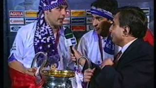 La Septima postmatch interview with Raul and Morientes [upl. by Apul]