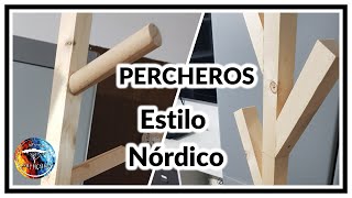 ✅Percheros estilo Nórdico Cómo hacer de manera SENCILLA [upl. by Zuleika]