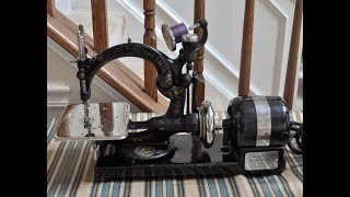 1938 Willcox amp Gibbs Chainstitch Sewing Machine [upl. by Sorazal]