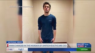 Man charged in the murder of UnitedHealthcares CEO [upl. by Otrebogir]