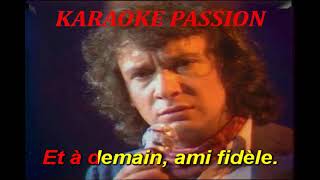 KARAOKE MICHEL SARDOU  A la volonté du peuple 1980 KARAOKE PASSION 51 [upl. by Redla]