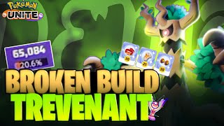 HOW TO PLAY TREVENANT LIKE A PRO IN POKEMON UNITE GUIDE  GAMEPLAY WITH TREVENANT [upl. by Wein]