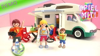 Playmobil Camper  Aufbau des Familien Wohnmobils aus der Playmobil Summer Fun Serie [upl. by Rintoul]