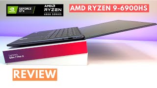 Lenovo Slim 7 Pro X Laptop Review  AMD Ryzen 96900HS [upl. by Neelon]