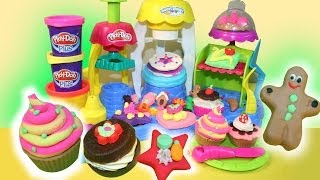 PLAY DOH ★ Frosting Fun Bakery Playset ★ Sweet Shoppe PlayDoh PLUSHasbro MsDisneyReviews [upl. by Gnagflow]