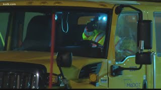 MoDOT IDOT crews prepare for snowy Friday [upl. by Rahmann]