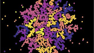 Growing quasicrystals from pentagons at higher temperature [upl. by Yrahcaz]