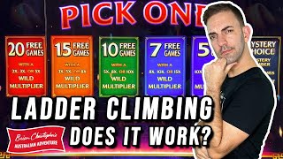 Does quotLadder Climbingquot on Slots Work BONUS [upl. by Yeaton]