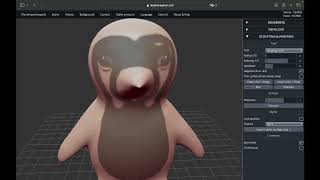 Videoguide SCULPTGL  Lesson 05  How to Sculpt a Simple Printable Character 3D Model from Scratch [upl. by Warga]