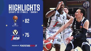 Bertram Derthona Tortona – Virtus Segafredo Bologna  Quarti di finale  Gara4 [upl. by Ceporah]