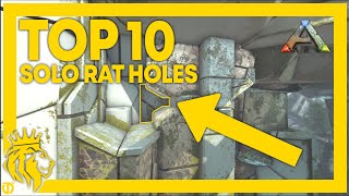 TOP 10 BEST SOLO RAT HOLES On Extinction  ARK Survival Evolved [upl. by Arhsub]