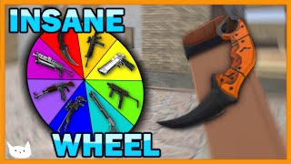 INSANE Weapon Wheel of Counter Blox [upl. by Preston]