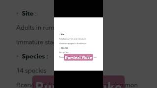 Paramphistomum Paramphistomatidae familyRuminal fluke  viral  Trematodes short videos [upl. by Reffotsirk605]