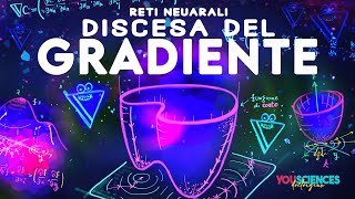 Come Imparano le RETI NEURALI Scopriamo il Meccanismo della DISCESA del GRADIENTE [upl. by Odracer]