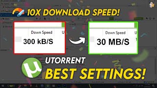 How to Speed Up uTorrent Downloads  2024   10X Download Speed  Speed Up Utorrent [upl. by Metzger]