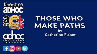 GCSE Wales Poetry Anthology  Those Who Make Paths by Catherine Fisher [upl. by Korney799]