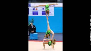 acrobaticgymnastics music  acrogym muziek [upl. by Alludba]