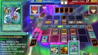 YuGiOh GX Tag Force 3 The 3 Egyptian God Cards Vs jaden [upl. by Odlanyer]