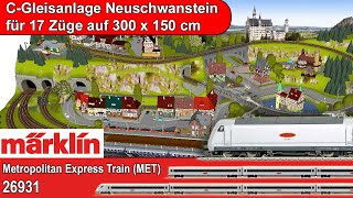 Märklin Modellbahnanlage für 1718 Züge und Märklin Neuheiten 2024 [upl. by Coats1]