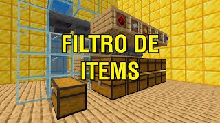 Como hacer un CLASIFICADOR de ITEMS minecraft 💎 [upl. by Caswell]