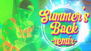 Summers Back Neon Feather Remix  JStu amp Hyper Fenton  Official Lyric Video [upl. by Aicarg]