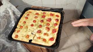 Focaccia con lievito madre tutta da gustare da MicheleExpertCropalatiCalabria [upl. by Setsero]