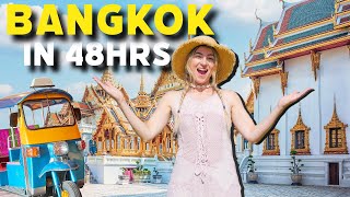 48hrs in BANGKOK  Best Things To Do in Thailands CRAZY Capital City Bangkok Travel Guide [upl. by Lacie]