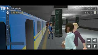 Ukraine train Station GameEuro Subway Simulator [upl. by Nosnah]