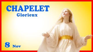 CHAPELET Mercredi 8 Novembre 🙏 Mystères Glorieux [upl. by Eseuqcaj883]