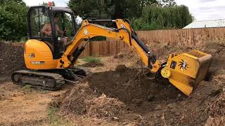 GyruStar screener on a JCB 8025ZTS [upl. by Alahsal]