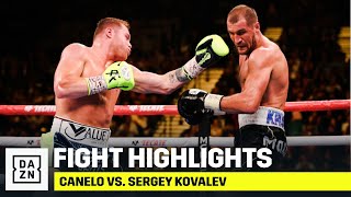 HIGHLIGHTS  Canelo vs Sergey Kovalev [upl. by Yenffit860]