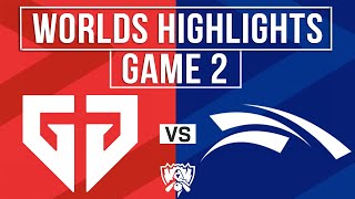 GEN vs HLE Highlights Game 2  Worlds Swiss Stage 2024  GenG vs Hanwha Life Esports [upl. by Ettevets]