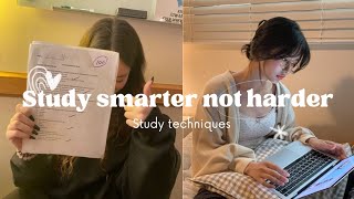 Study techniques and their meaning  Study smarter not harder [upl. by Kealey740]