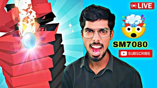 🤯 Stack Ball  LIVE🔴 Game shorts live🍁ShahrukhSM7080 [upl. by Bright]