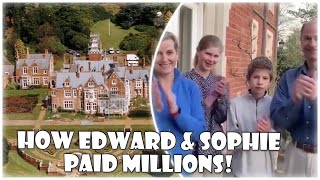 How Prince Edward amp Sophie Paid MILLIONS To Queen For Bagshot Park Home [upl. by Ojillib416]