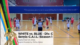 White vs Red  Div C  CAIL  Semis  20 Sep 24 [upl. by Odyssey342]